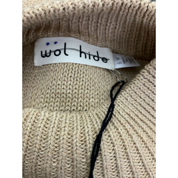 Wol Hide Pullover Mock Neck Sweatshirt Sweater - Picture 10 of 11